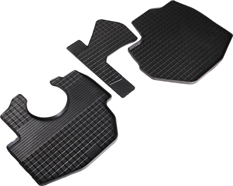 Коврики резиновые Seintex с узором сетка для салона JAC N25/N35 2022-2026. Артикул 98388