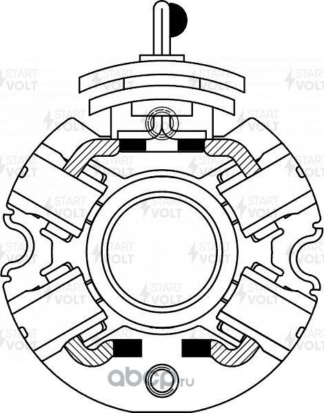 Узел щеточный стартера для а/м Geely Coolray (19-)/Atlas Pro (21-) 1.5 StartVOLT. Артикул VBS 2735