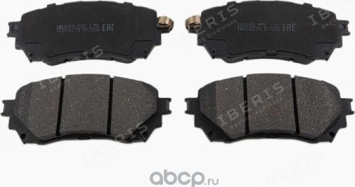 КОЛОДКИ ТОРМ.ПЕРЕД., К-Т MAZDA 6 III (GJ) (Iberis). Артикул IB153173