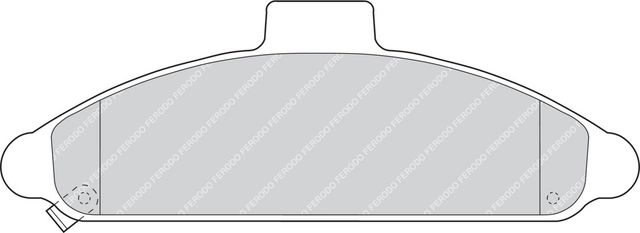 Тормозные колодки Ferodo Premier передние для Hyundai Sonata III 1993-1998. Артикул FDB716