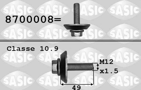 Pulley Bolt Sasic. Артикул 8700008