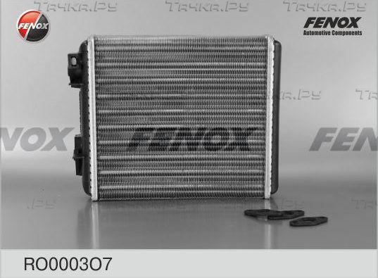 Радиатор отопителя (печки) Fenox (алюминий). Артикул RO0003O7