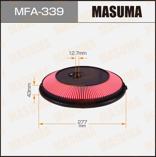 Воздушный фильтр Masuma. Артикул MFA-339
