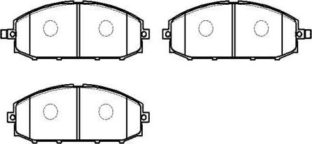 Тормозные колодки HSB. Артикул HP9066