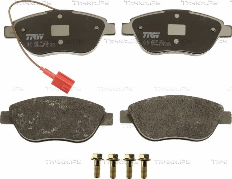 Тормозные колодки TRW COTEC. Артикул GDB1483