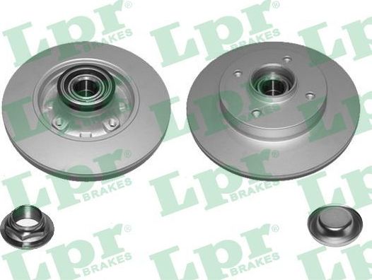 Тормозной диск LPR LPR HUB BRAKE DISC LINE - FULL COATED задний для Opel Crossland X I 2017-2017. Артикул O1052PRCA