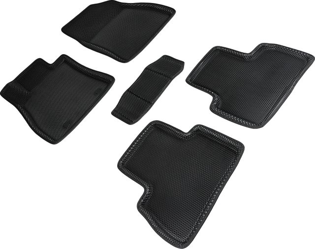 Коврики Seintex 3D EVA Соты для салона Nissan Juke 2011-2014 ЧЕРНЫЕ. Артикул 95423