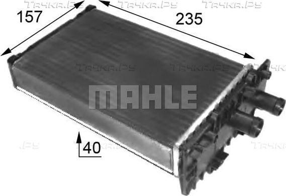 Радиатор отопителя (печки) Mahle Behr. Артикул AH 48 000S