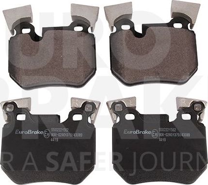 Тормозные колодки Eurobrake. Артикул 5502221562