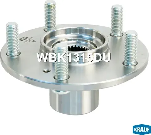 Ступица колеса с подшипником в сборе и монтажный к Krauf. Артикул WBK1315DU