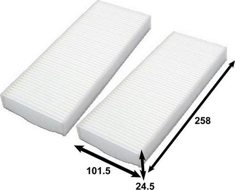 Салонный фильтр JS Asakashi. Артикул AC2507SET