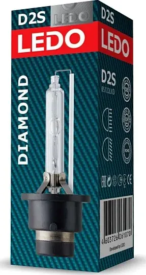 Лампа D2S 5000К LEDO Diamond. Артикул 85122lxd