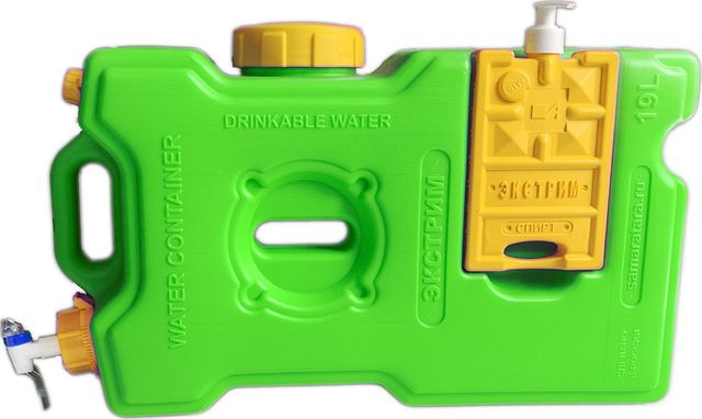 Контейнер для воды ТехноХим 19 л Зеленый. Артикул kontvod19Haki