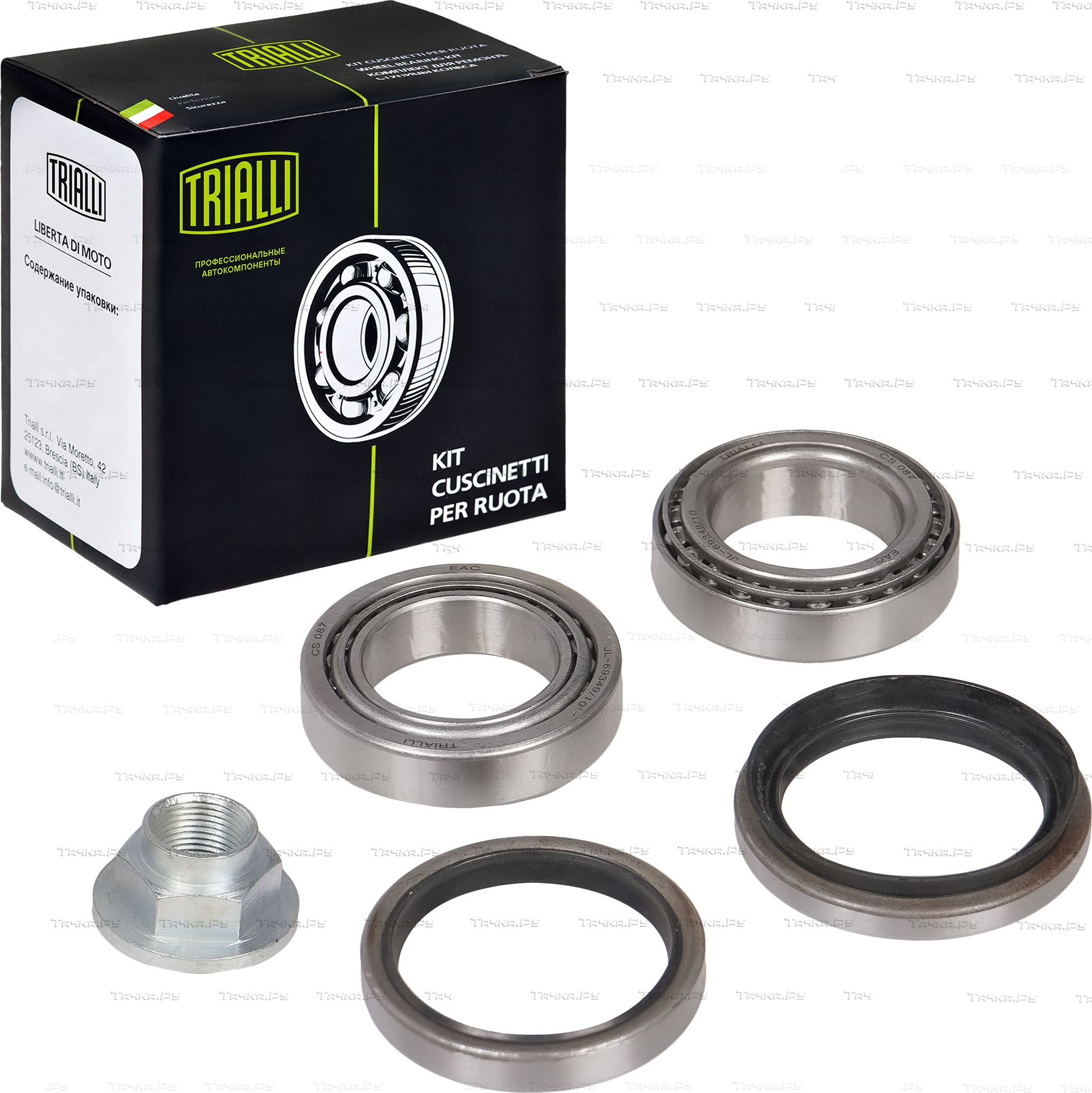 Ступичный подшипник (комплект) Trialli передний для Mazda 121 III 1996-2003. Артикул CS 0871