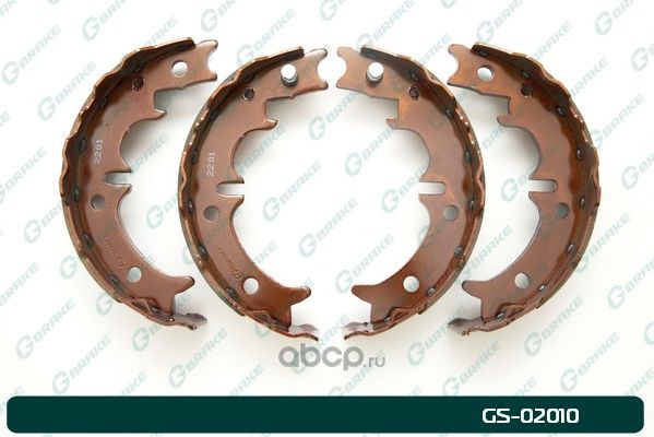 Колодки тормозные барабанные (G-Brake). Артикул GS02010