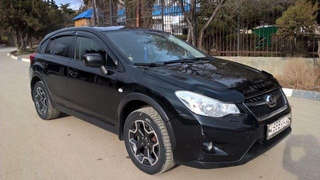 Дефлектор Vip-Tuning для капота Subaru XV I 2011-2016. Артикул SB15