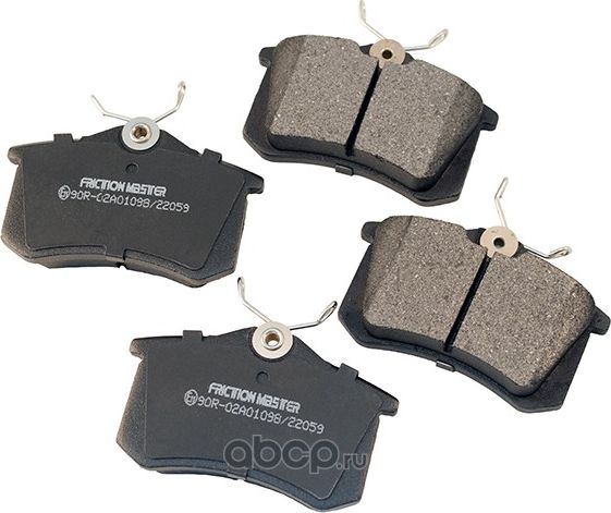 Колодки тормозные дисковые (Frictionmaster). Артикул MKD340A