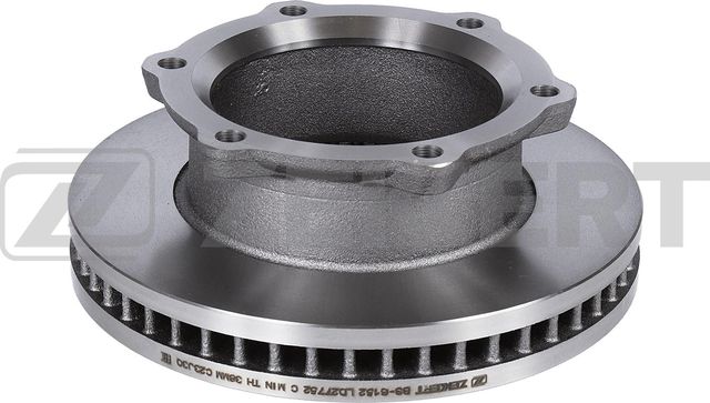 Тормозной диск Zekkert передний для Toyota Dyna U300 – U400  2006-2011. Артикул BS-6152