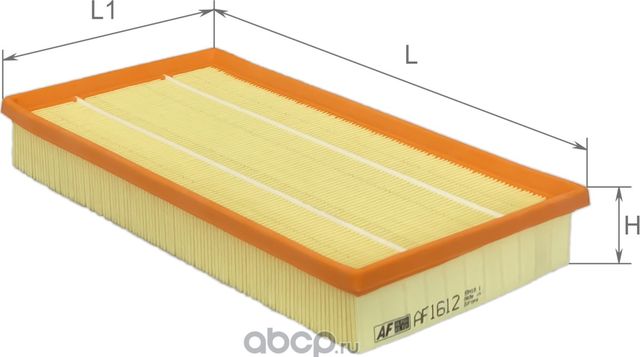 воздушный фильтр (Alpha Filter). Артикул AF1612