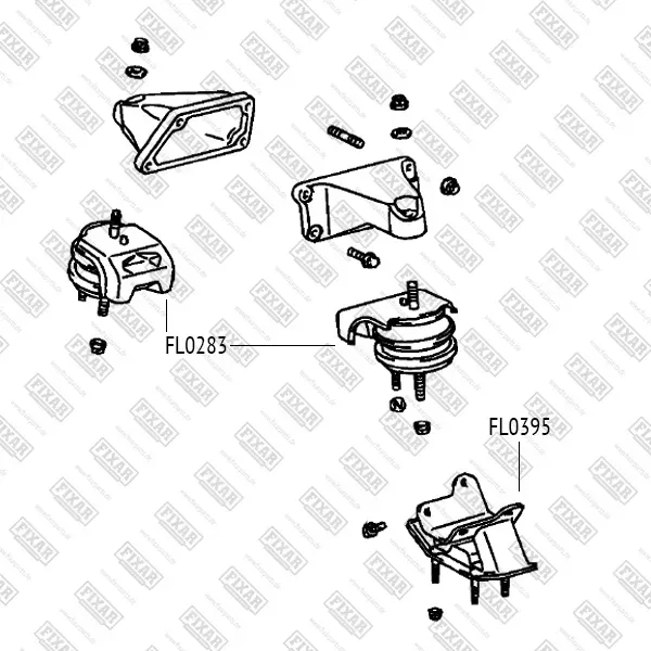Опора двигателя TOYOTA MARK 2 96 (Fixar). Артикул FL0283