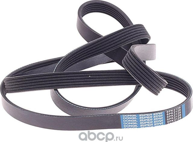 Ремень поликлиновой 6PK 2128 DR5000 EPDM EX (Dongil). Артикул 6pk2128