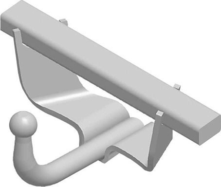 Фаркоп Steinhof для Fiat Seicento 1998-2010. Артикул F-132