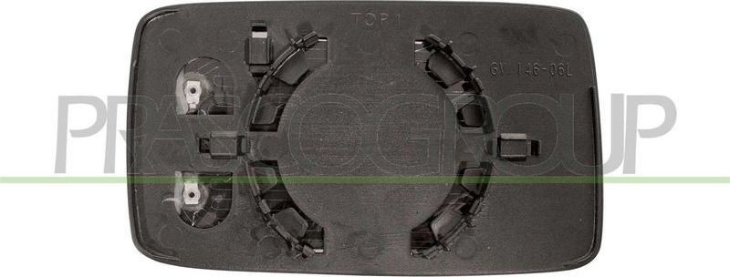 Зеркальное стекло бокового зеркала Prasco. Артикул VG0327514