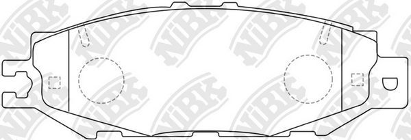 Тормозные колодки NiBK. Артикул PN1326