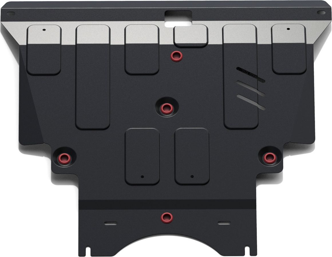 Защита АвтоБРОНЯ для картера и КПП Toyota Allion 4WD 2001-2007. Артикул 111.05766.1