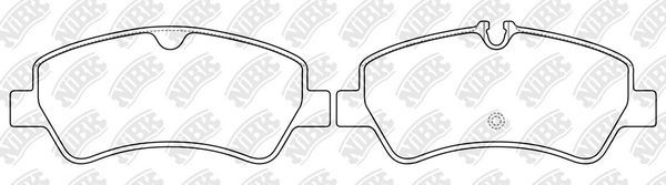 Тормозные колодки NiBK. Артикул PN0660