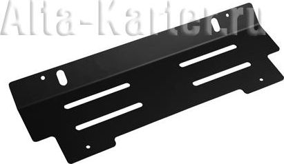 Защитный кожух (лист) OJ для бампер-рама из 3мм стали под стандартный кузов Nissan Navara D23 2014-2026. Артикул 04.005.01