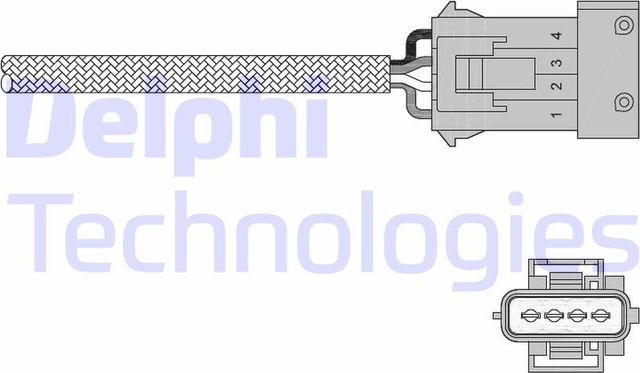 Лямбда-зонд (кислородный датчик) Delphi для Peugeot 301 I 2012-2017. Артикул ES20258-12B1