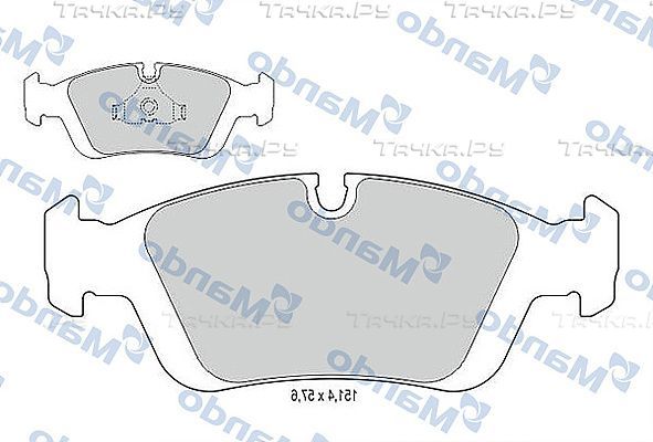 Тормозные колодки Mando. Артикул MBF015400