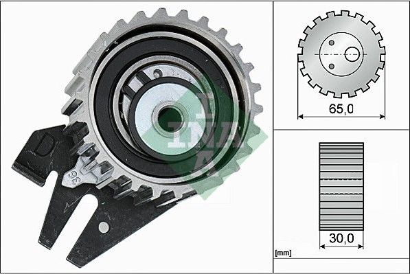 Натяжной ролик (натяжитель) ремня ГРМ Ina для Alfa Romeo 159 2005-2012. Артикул 531 0844 10