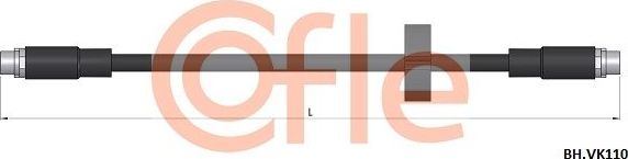 Тормозной шланг Cofle. Артикул 92.BH.VK110
