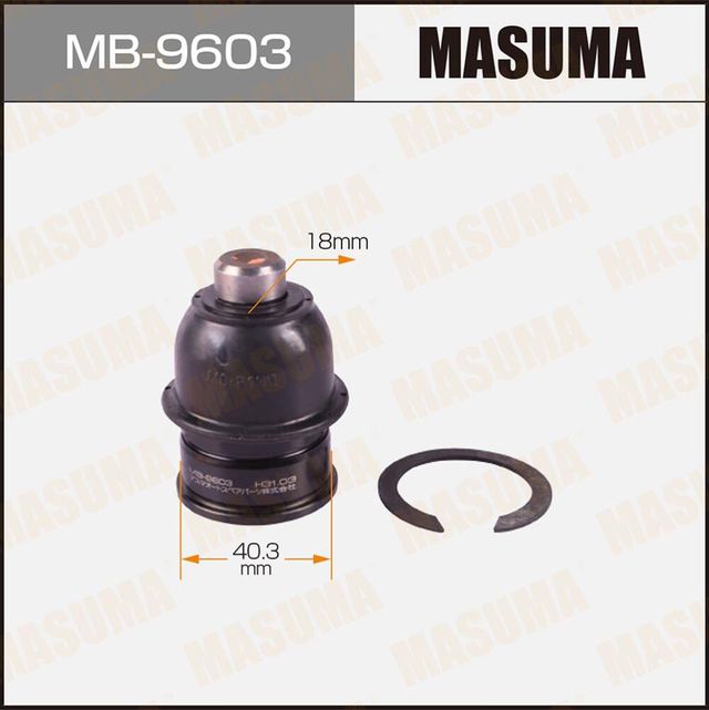 Шаровая опора Masuma. Артикул MB-9603