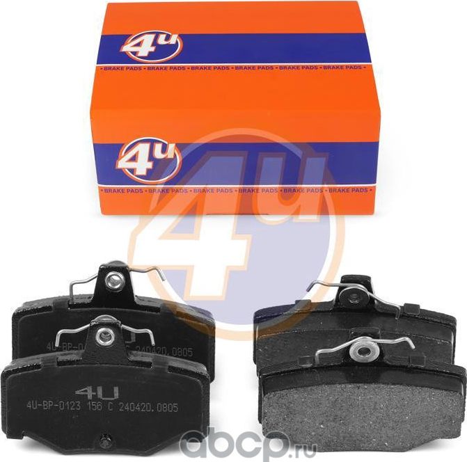 КОЛОДКИ ЗАД NISSAN PRIMERA (P10) PRIMERA HATCHBACK (P10) PRIMERA (P11) PRIMERA H (4U). Артикул 4UBP0123