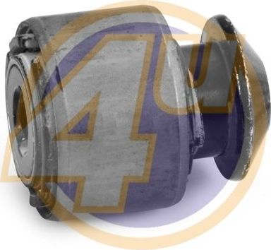 Сайлентблок заднего рычага подвески 4U (резина/металл). Артикул FR-P-06155