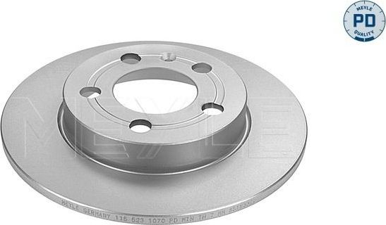 Тормозной диск Meyle PD задний для Audi TT I (8N) 1998-2006. Артикул 115 523 0021/PD