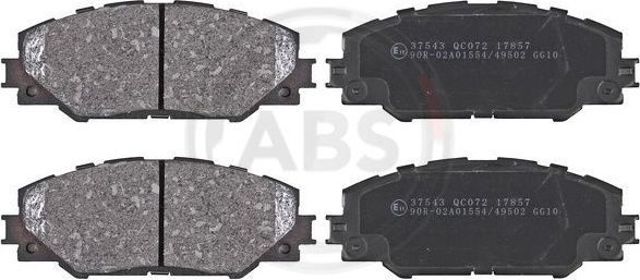 Тормозные колодки ABS. Артикул 37543