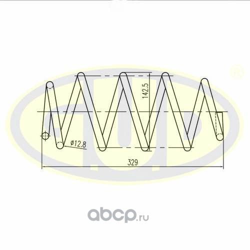 Пружина подвески G.U.D. передняя для Audi A3 II (8P) 2003-2013. Артикул GCS004261