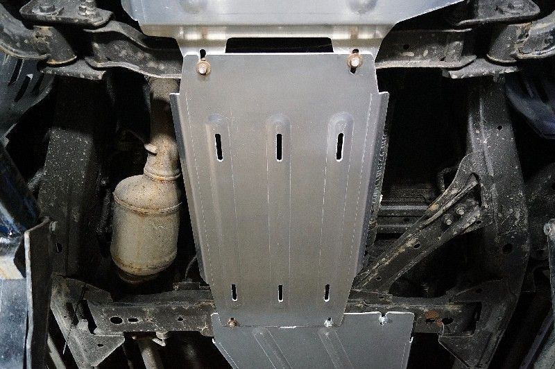 Защита алюминиевая ТСС (4 мм) для КПП Dongfeng DF6 Luxury 2022-2026. Артикул ZKTCC00580