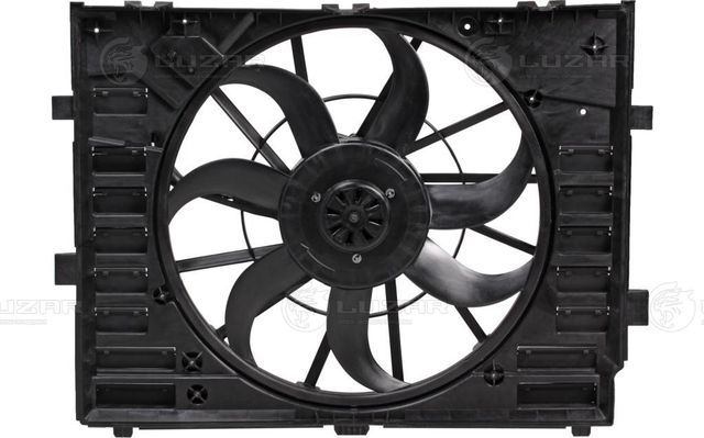 Вентилятор радиатора двигателя Luzar для Porsche Cayenne II (958) 2010-2014. Артикул LFK 1858