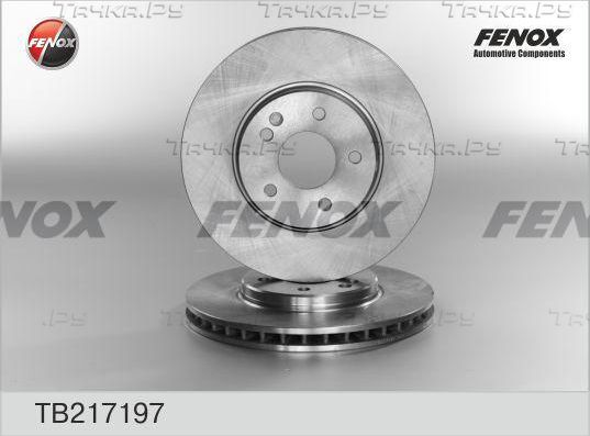 Тормозной диск Fenox передний для Chrysler Crossfire 2003-2008. Артикул TB217197