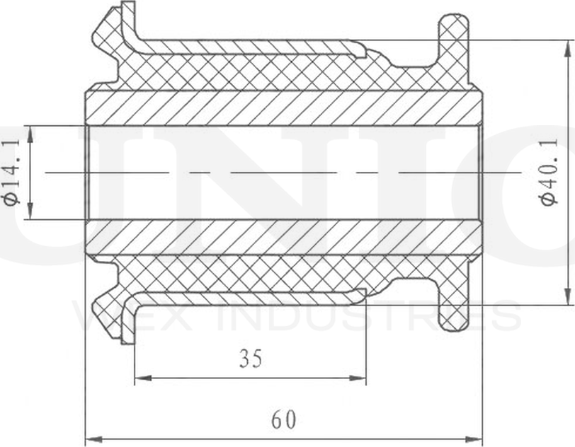 Сайлентблок рычага подвески (Unio). Артикул RMP-20032