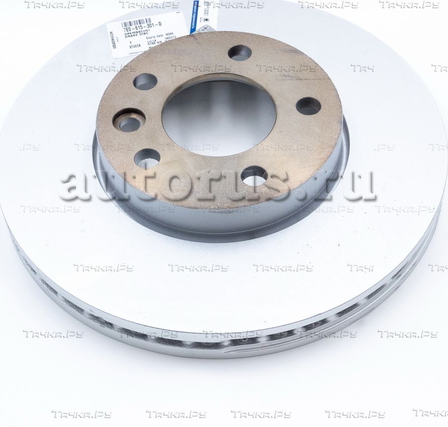 Тормозной диск VAG передний для Volkswagen Multivan T6 2015-2026. Артикул 7E0615301D