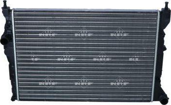 Радиатор охлаждения двигателя NRF (алюминий). Артикул 53238