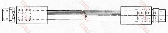 Тормозной шланг TRW. Артикул PHA294