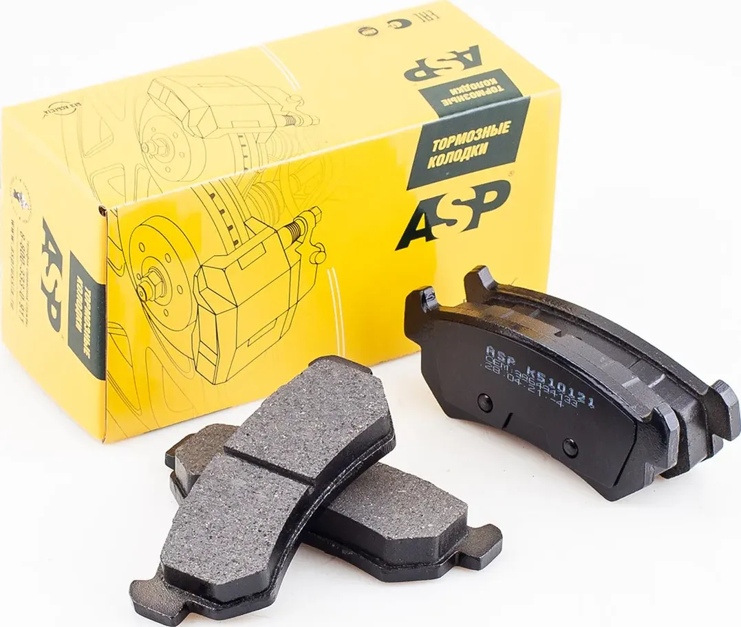 Задние тормозные колодки CHEVROLET Lacetti/Nubira/Optra (07-) (ASP) ASP. Артикул K510121