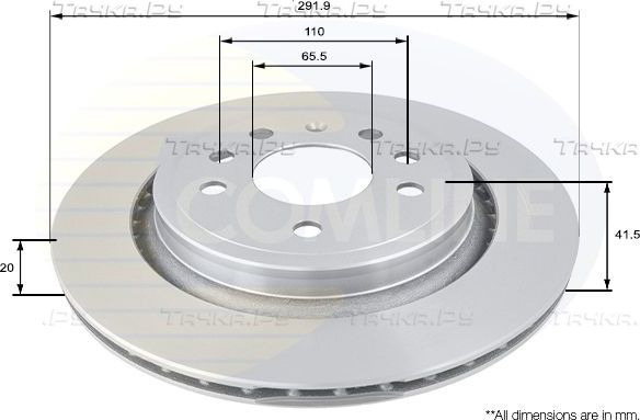 Тормозной диск Comline Comline. Артикул ADC1136V